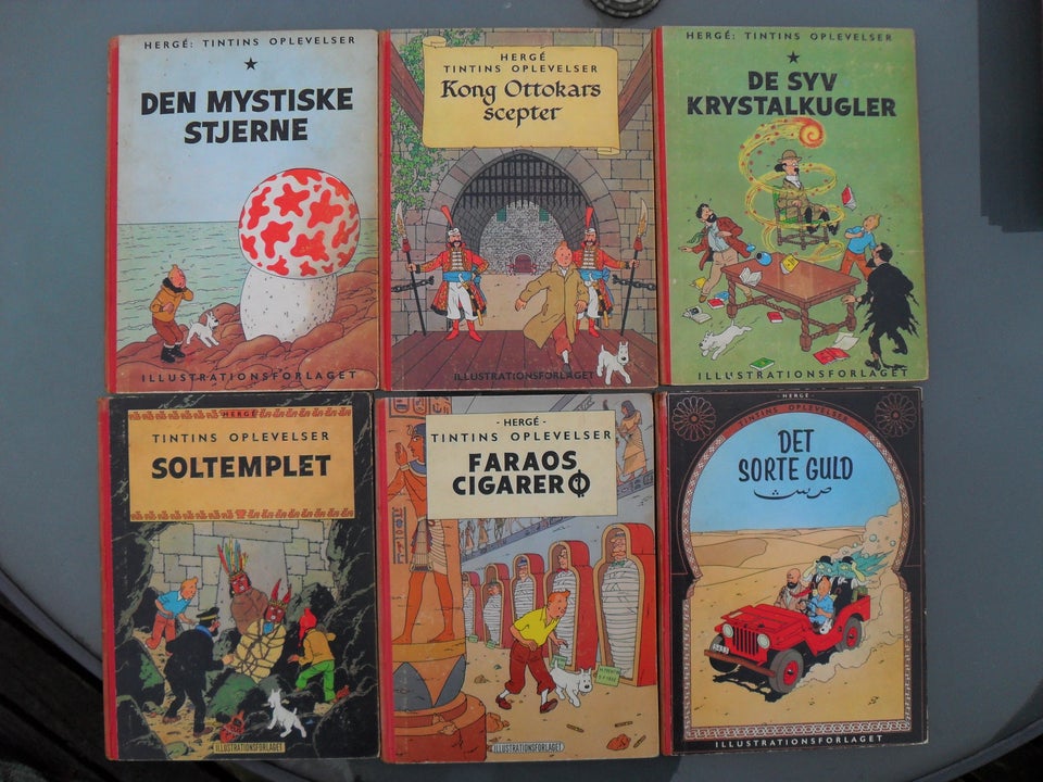 TINTIN NR. 1-23 I 1 UDGAVE OG 1 OPLAG, HERGE, Tegneserie