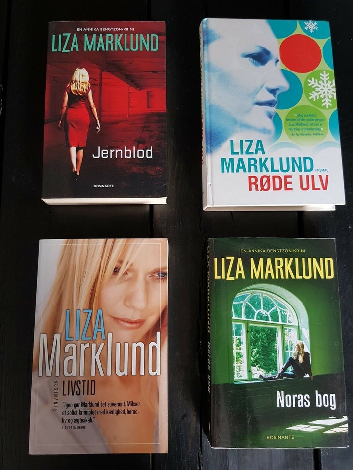 Forskellige Liza Marklund bøger, Liza Marklund, genre: