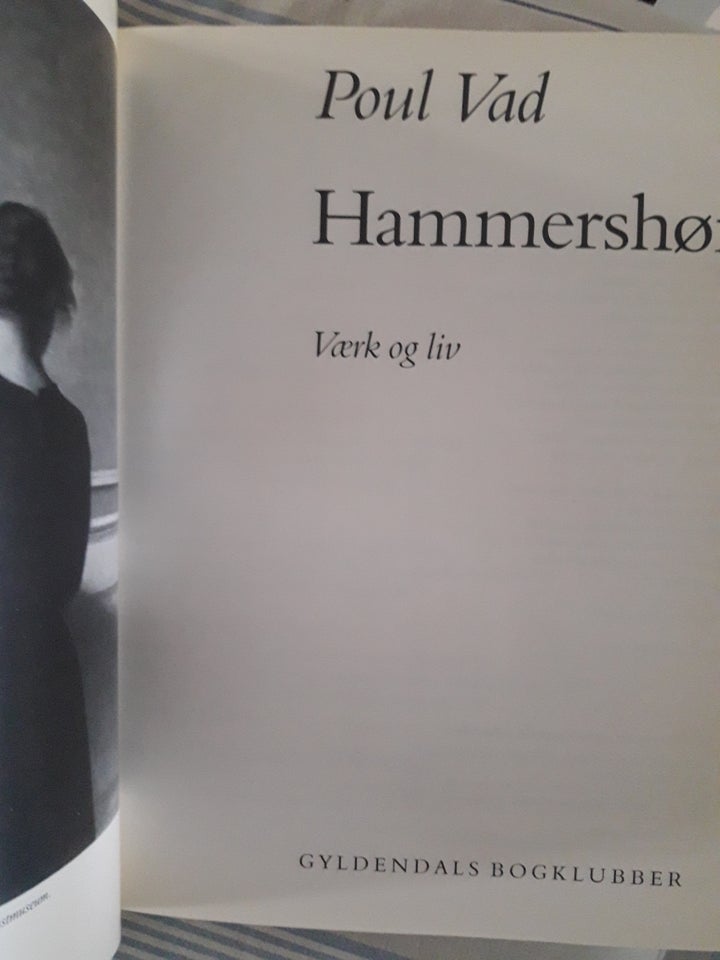 Hammershøi, Poul Vad, emne: kunst og kultur