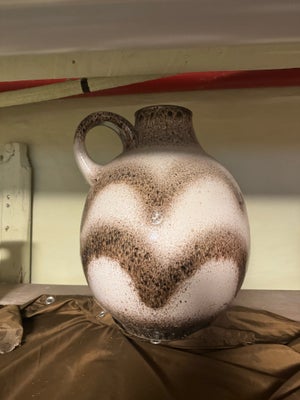 Keramik, Gulvvase, West germany, West Germany, 65 40 produceret imellem 1970-1979, 40 cm høj og 36 i