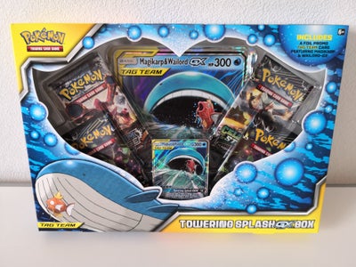 Samlekort, Pokemon Towering Splash GX Box, Jeg sælger denne meget sjældne Pokémon Towering Splash GX