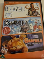 Ice Age - Robotter - Garfield, DVD, animation