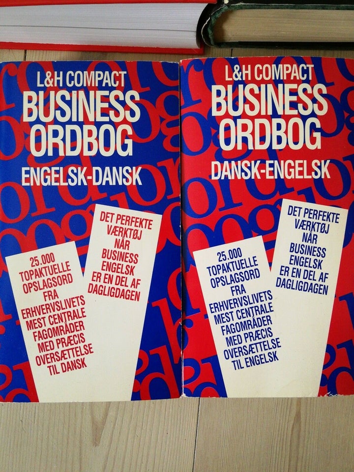 Engelsk dansk ordbøger, Diverse