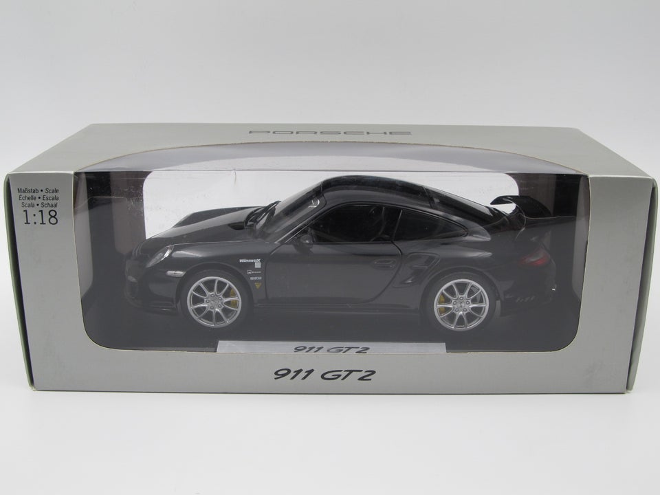 Modelbil, 2008 Porsche 911 GT2 (997), skala 1:18