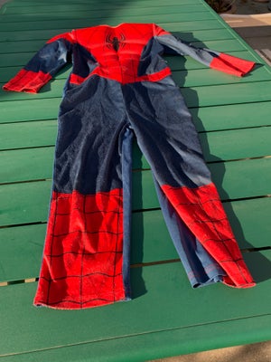 Udklædningstøj, Spiderman med maske. str. 7-8 år. 75 kr.