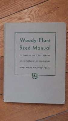Woody-Plant Seed Manual, U. S. Department Of Agriculture, Autospørgsmål: Er varen stadig til salg? S