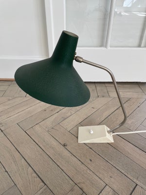 Anden bordlampe, Gammel arbejdslampe fra 1960'erne, Stilfuld gammel bordlampe med den ikoniske padde