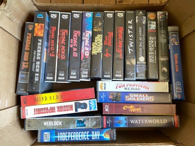 Anden genre, Blandede VHS film, Under oprydning på loftet dukkede det gamle VHS bibliotek frem. 
VHS