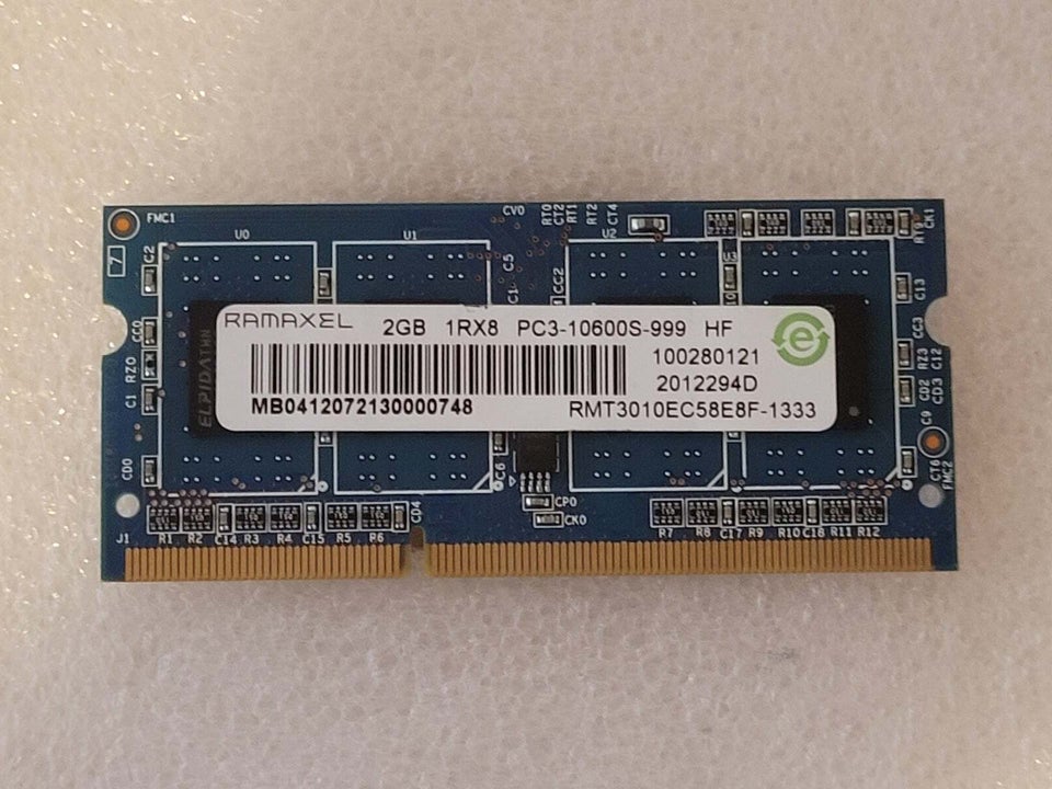 Ramaxel, 2 GB, DDR3 SDRAM