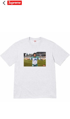 T-shirt, Supreme tee Diego Maradona, str. L,  Grå,  Cotton,  Ubrugt, Supreme tee Diego Maradona
Str.