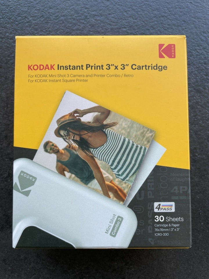 Kodak instans printer 3”x3” cartridge