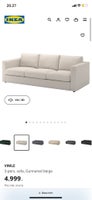 Sofa, polyester, IKEA 3-PERS VIMLE