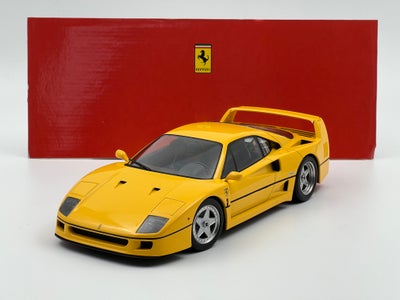 Modelbil, 1987 Ferrari F40, skala 1:18, 1987 Ferrari F40 - 1:18

Farve: Giallo Modena Yellow

Ferrar
