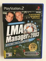 LMA manager 2003, PS2, sport