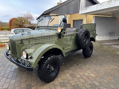 Gaz 69, 2,1 4x4, Benzin, 4x4, 1969, km 1200, grøn, 2-dørs, 0, Gaz 69 sælges. (Bud ønskes)

En absolu