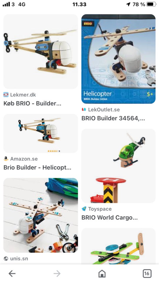 BRIO helikopter