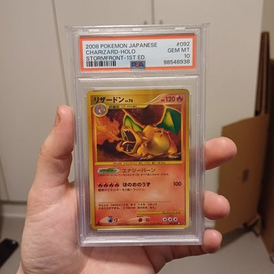 Andre samleobjekter, Pokemon - japansk stormfront charizard 1st edition, Japansk stormfront charizar