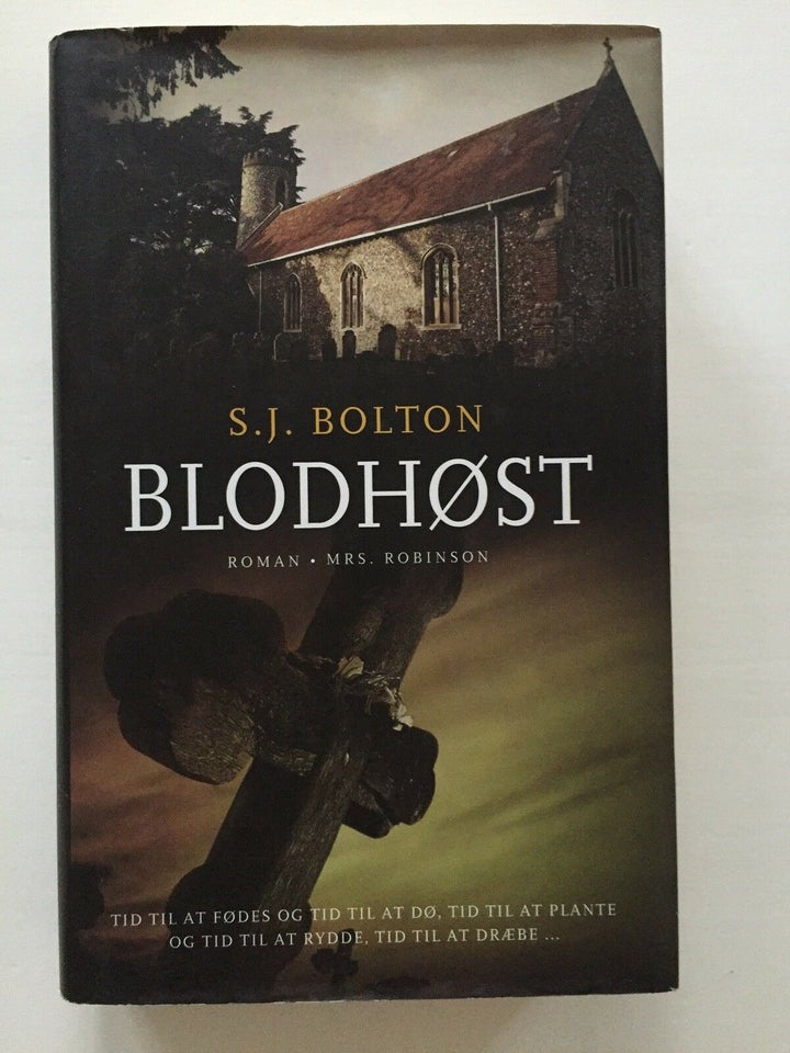 Blodhøst, S.J. Bolton, genre: roman