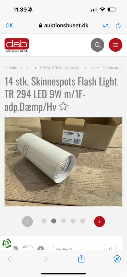 Anden arkitekt, FlashLight TR 294 9w LED 1 faset , andet