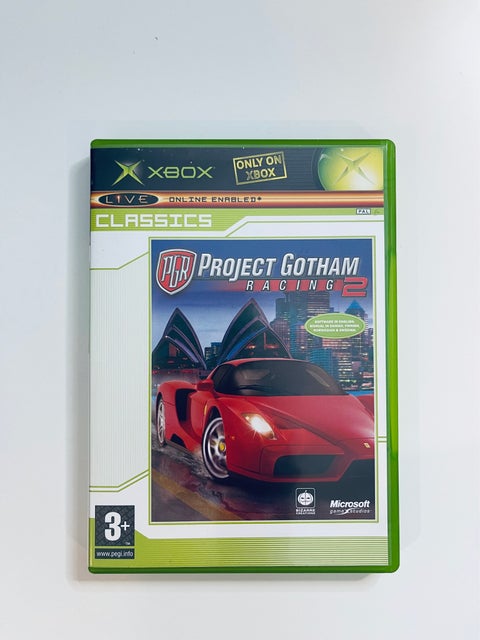 Project Gotham Racing 2, Xbox, Xbox, Med manual

Sendes…