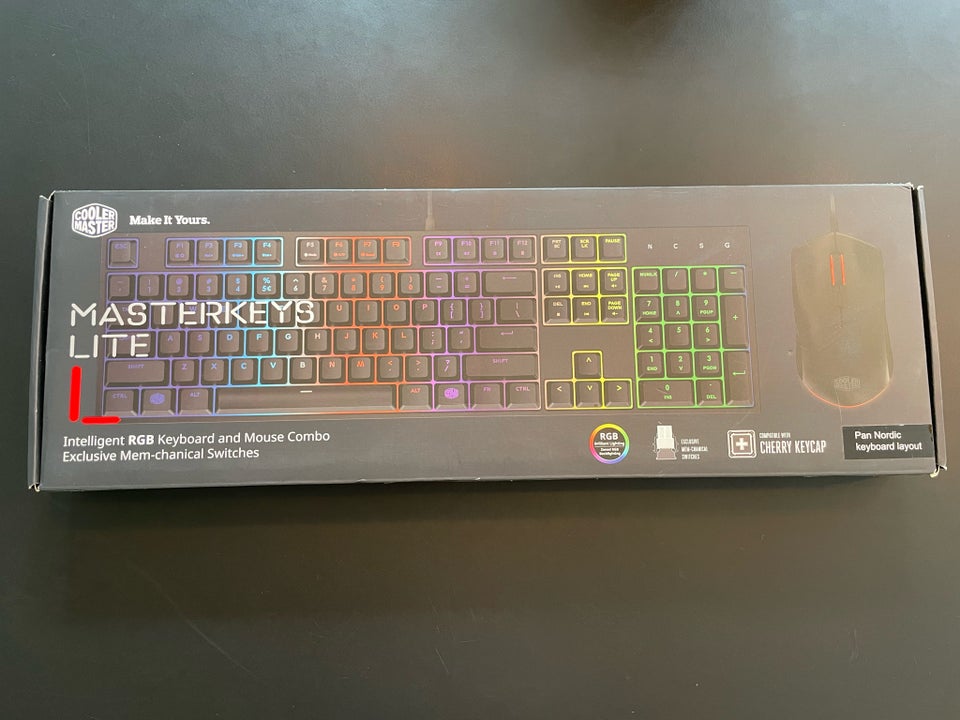 Tastatur, Cooler Master, Masterkeys Lite RGB combo