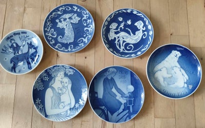 Platter, Mors dag - Royal Copenhagen, Bing og Grøndahl,  4 x Royal Copenhagen 1x Bing og Grøndal og 