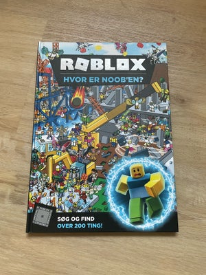 Roblox bog, -, Roblox “hvor er Noob’en” bog. Søg og find forskellige robloxfigurer