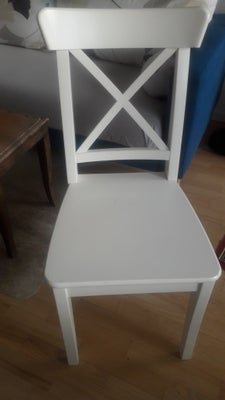 Spisebordsstol, Træ, IKEA INGOLF, IKEA Ingolf stol, hvid. Nypris kr. 525 (sælges p.t. fra ny til kr.