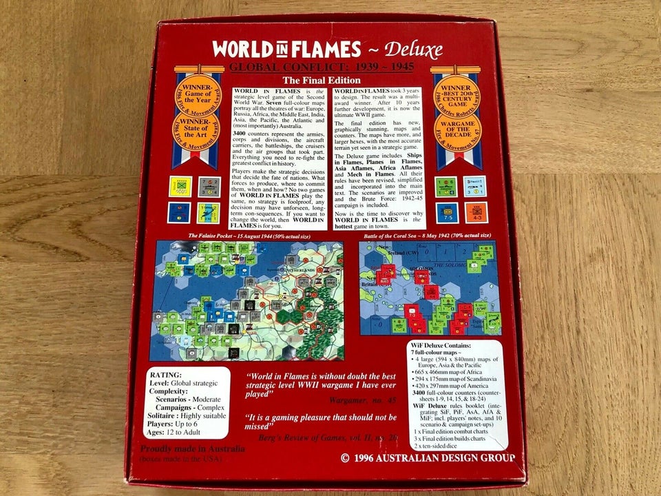 World in Flames: The Final Edition, brætspil