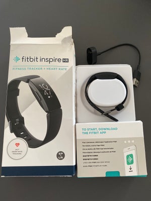 Smartwatch, Fitbit, fitbit inspire HR 
Fitness tracker + heart rate tracking

Virker som det skal og