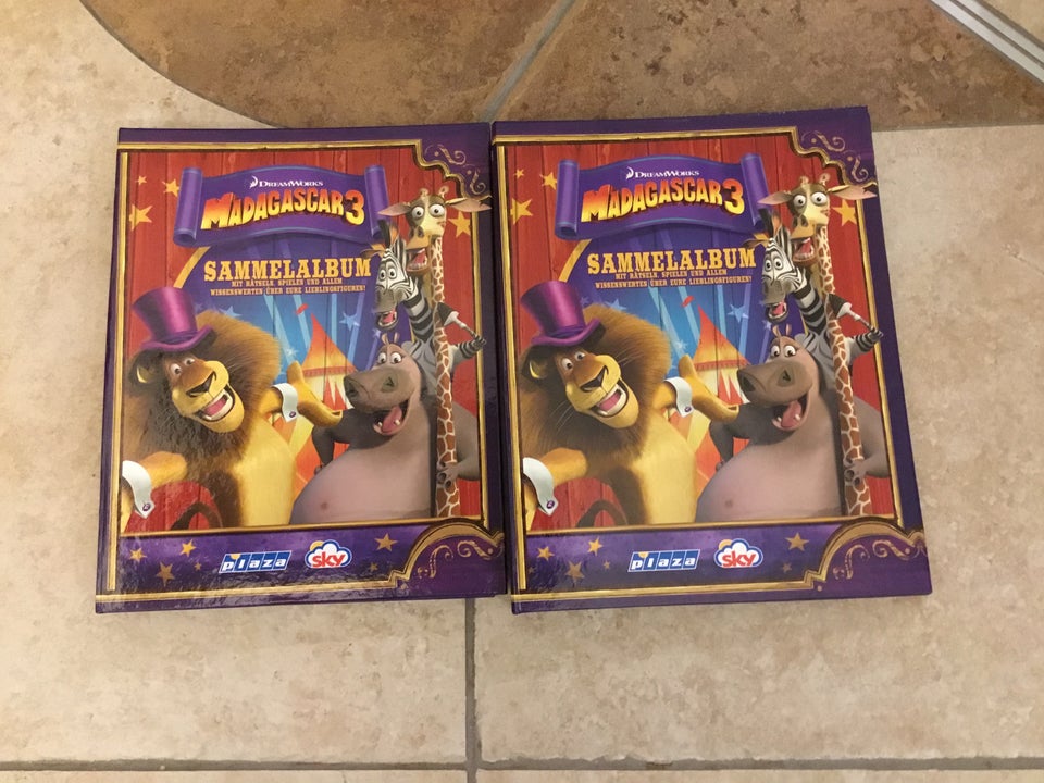 Samlekort, Mappe r til samlekort, Madagascar 3