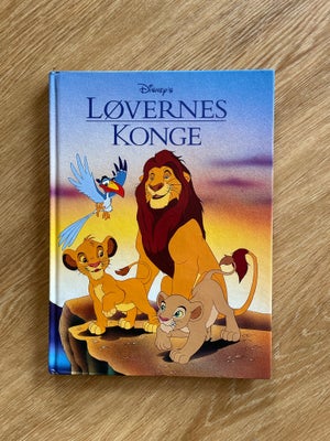 Løvernes Konge, Disney, Stor flot bog om Løvernes Konge, format ca. 22x29 cm., hardcover. Meget fin 