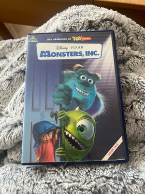 Disney - Monsters Inc , DVD, familiefilm, Sælger kun film der virker, men de har selvfølgelig brugss