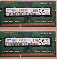 10x 4 GB, DDR3L SDRAM, SO DIMM 204-pin