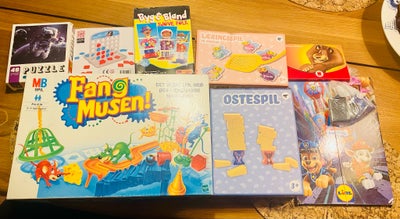 Fang musen, ostespil, byg og bland, puzzle, læring, Børne og familiespil, brætspil, Forskellige sjov