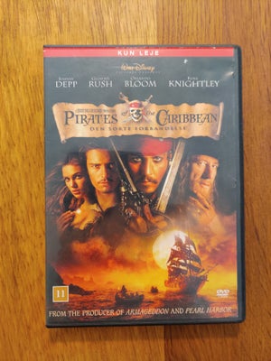 Pirates of the Caribbean, DVD, eventyr, 6 stk. CD'er/DVD'er sat til 20 kr. pr. stk. sælges samlet fo