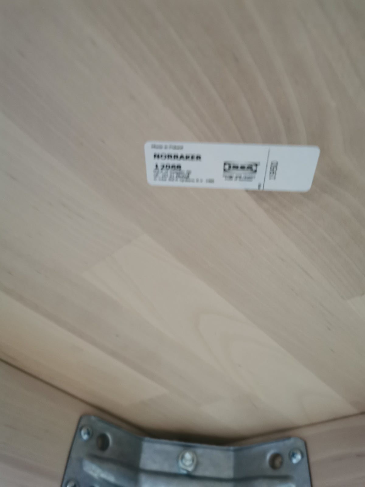 Spisebord m/stole, Birk, IKEA