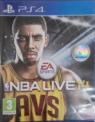 NBA live 14, PS4, NBA live 14, basketball spil til Playstation4,  sælges for kun 150kr,  kan også se