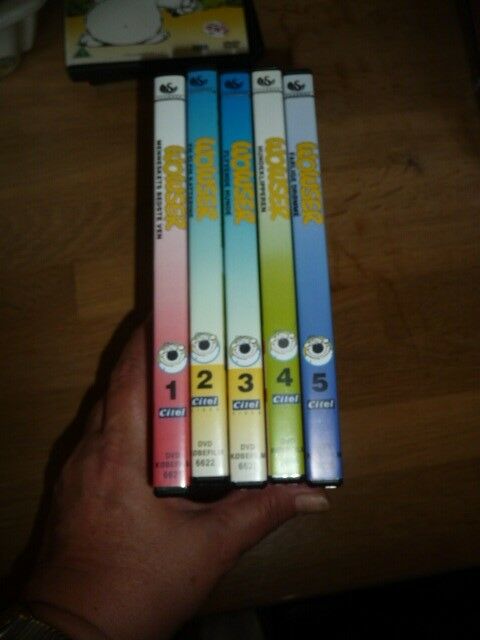 Wowser serie 5 stk, DVD, tegnefilm