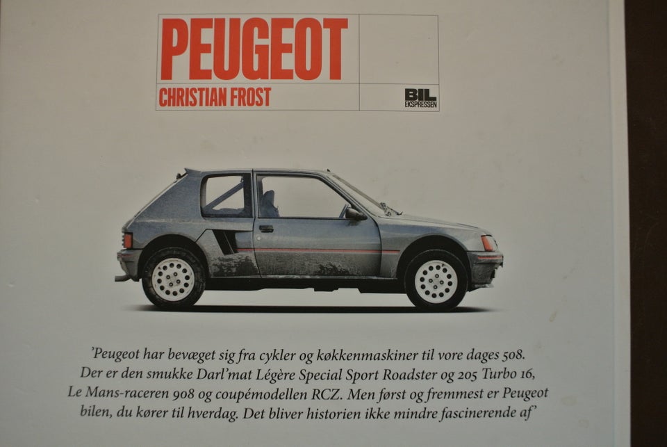 peugeot, af christian frost, emne: bil og motor