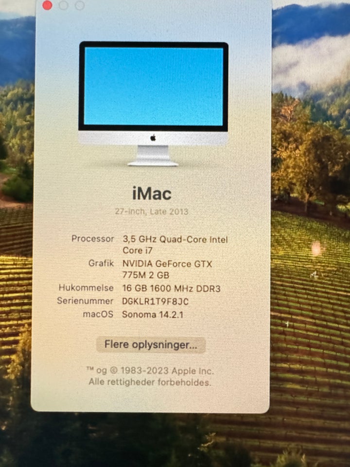 iMac, iMac 27” dec 2013, 3.5 GHz
