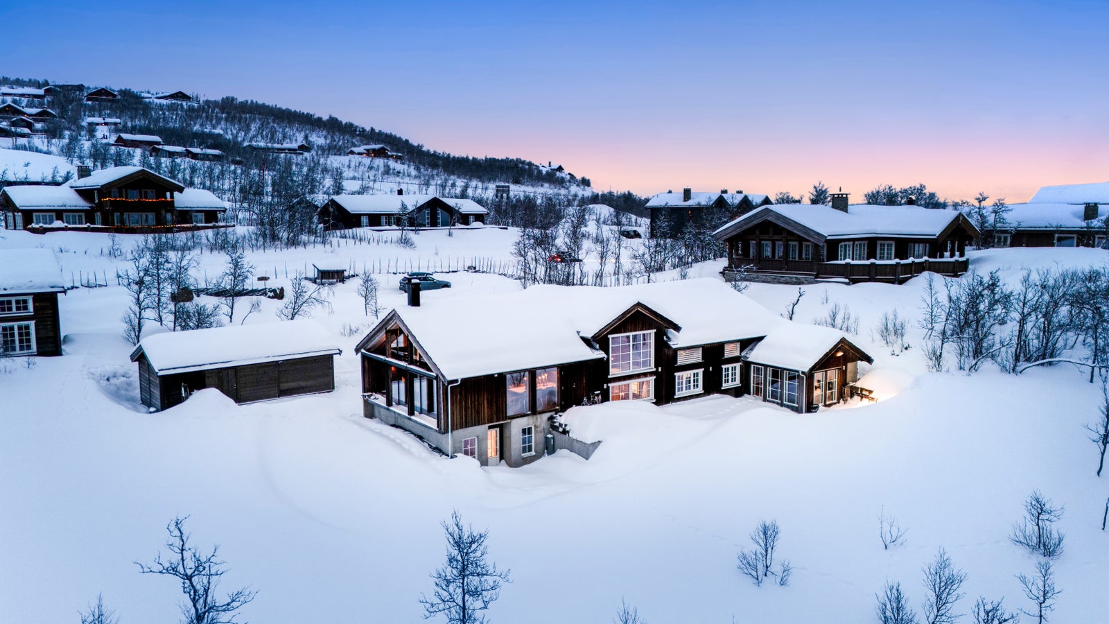 Eksklusiv hytte på Beitostølen i Norge