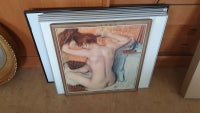 Litografi, Edgar Degas, motiv: Nøgen kvinde