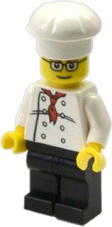 Lego Minifigures, Forskellige kokke:

cty0502 Kok med briller (NEW) 25kr.
tls036 Kok 20kr.
tls055 Ko