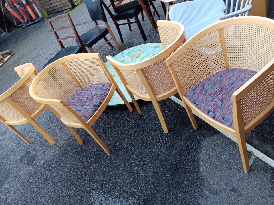 Spisebordsstol, Flet stol, Træstol