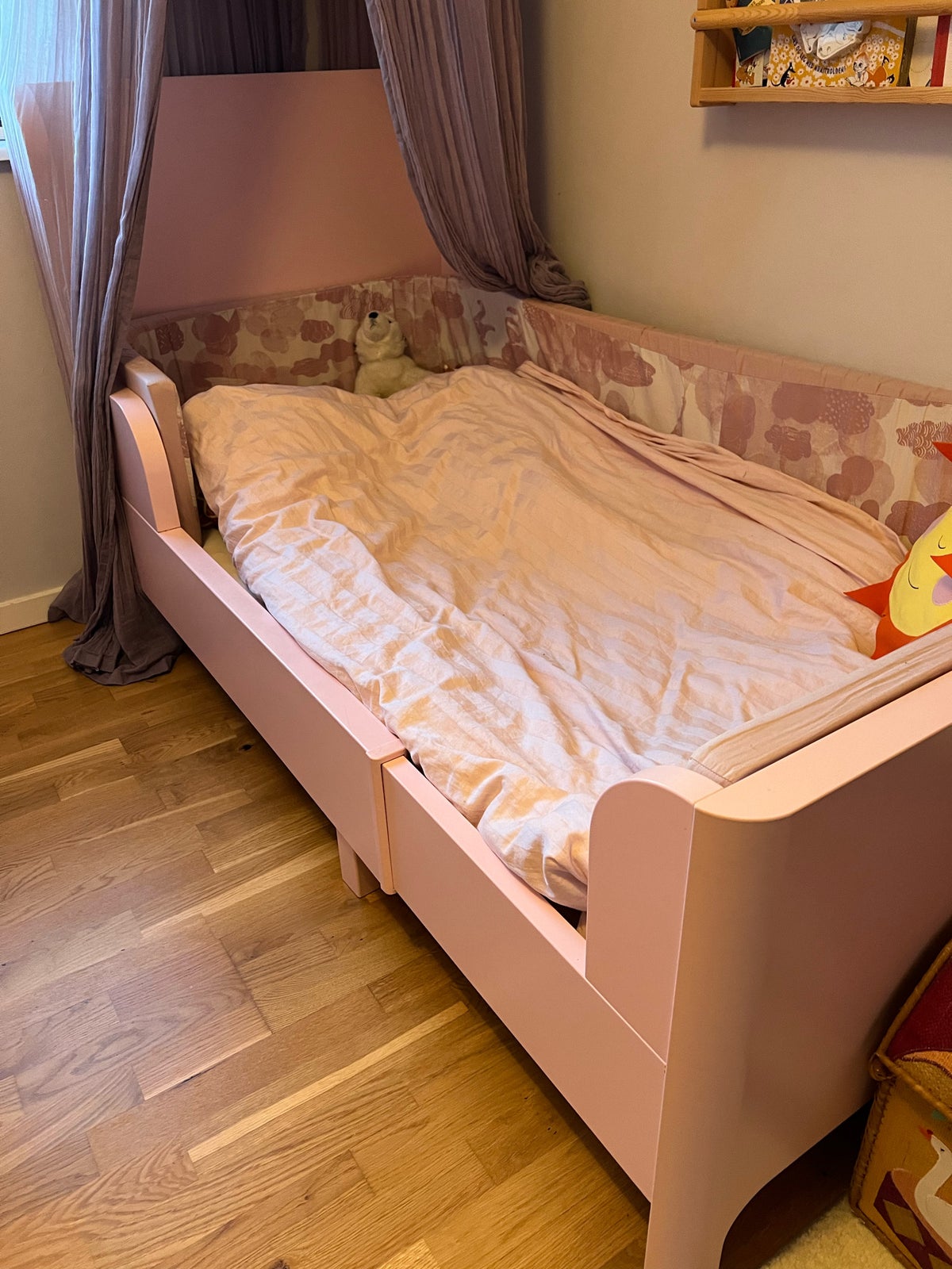 Juniorseng, IKEA Busunge seng, b: 80 l: 139-209
