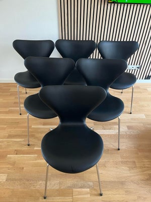 Arne Jacobsen, stol, 6stk originale Arne Jacobsen 7’er stole, 6stk originale Arne Jacobsen 7’er stol