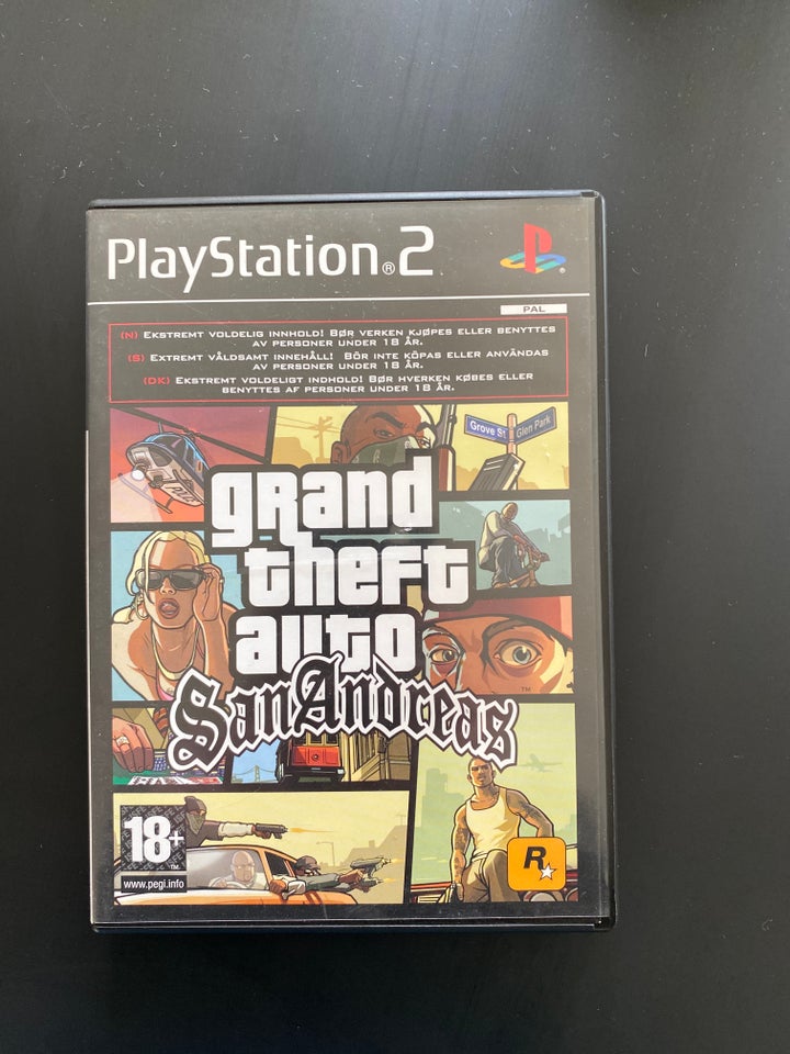 GTA SanAndreas, PS2, action