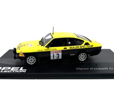 Modelbil, Opel Kadett C GT/E Special, Eaglemoss, skala 1:43, Tredje generation af Opel Kadett blev p