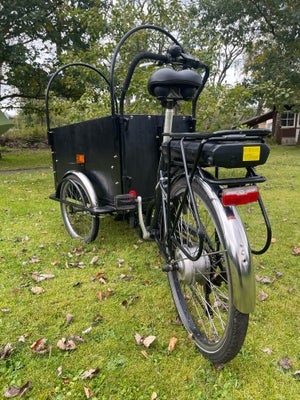 Ladcykel, Cykelbanditten, 7 gear, Er du træt af at ungerne bliver kolde og våde på vej til og fra pa